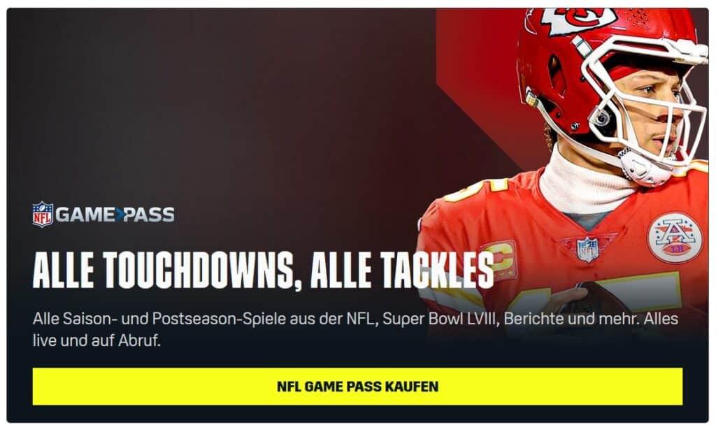 NFL Game Pass Angebote bei DAZN 2024/25 ab 14,99€ pro Monat