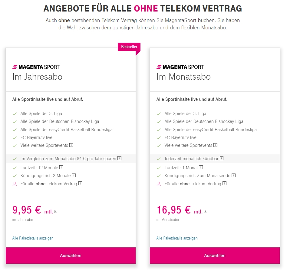 Magenta Tv Streaming Angebote 0 Im 1 Monat Ohne Telekom Anschluss